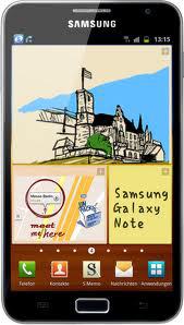 Смартфон Samsung Galaxy Note GT-N7000 Blue - Унеча